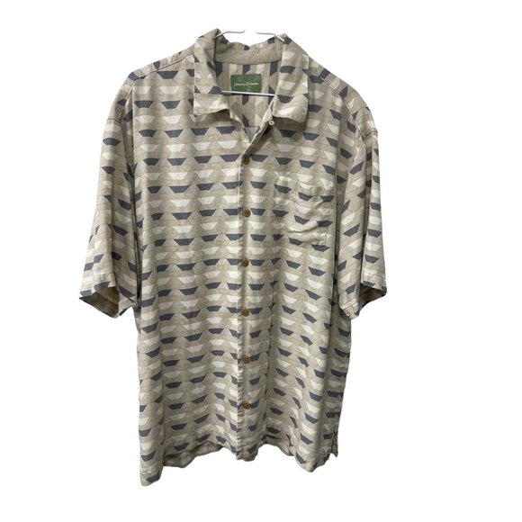 Tommy Bahama Other - Tommy Bahama Silk Button Up Shirt Hawaiian Short Sleeve Men’s Size XL